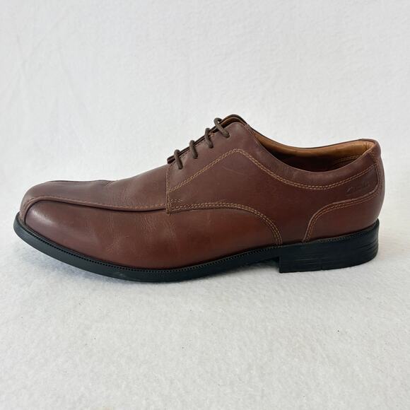 Clarks Collection Loafers Mens 11.5 M Brown Leather Oxford Dress Shoes Comfort main image 12